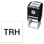 Kledingstempel met Initialen Zelfinktende Stempel (In situ)