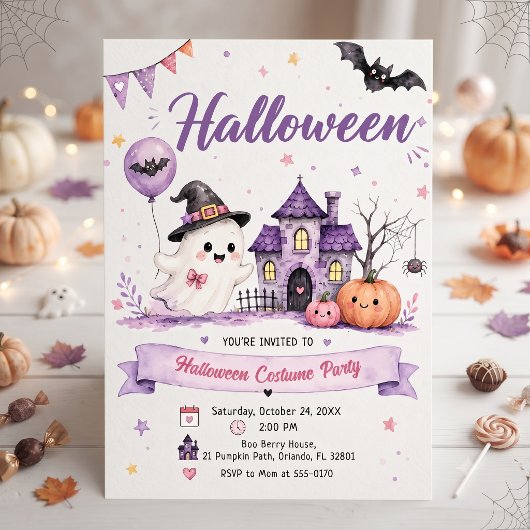Kledingstuk Halloween Feest Uitnodiging