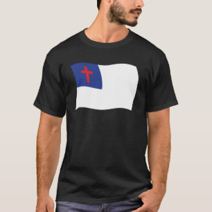 Kledingstuk met vlag van het christendom t-shirt