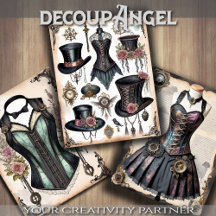 kledingstukken - Decoupage -