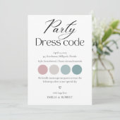 Kledingvoorschrift kaart, Feestelijke kledij bijvo Aankondiging (Staand voorkant)