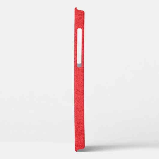 Kledingweefsel, rood textiel Case-Mate iPhone case (Achterkant / Links)