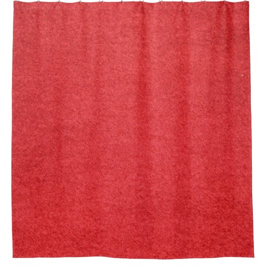 Kledingweefsel, rood textiel douchegordijn (Voorkant)