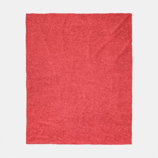 Kledingweefsel, rood textiel fleece deken (Voorkant)