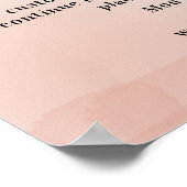 Kledingwinkel Abstract wassen heropenen Poster (Hoek)