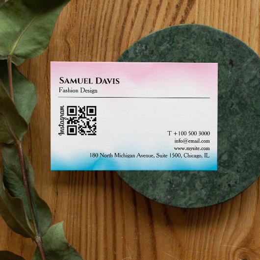 Kledingwinkel Holografisch verloop Vrouwelijk Visitekaartje