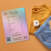 Kledingwinkel Service Prijs Lijst Bohemian Scan Me Flyer