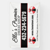 Kledingwinkel Spandoek (Verticaal)