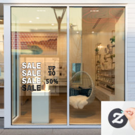 Kledingwinkel UITVERKOOP Raamsticker
