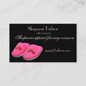 Kledingwinkel voor kleding voor slaapkleding visitekaartje (Voorkant)