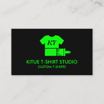 Kledingzaak met op maat gemaakte kleding neon groe