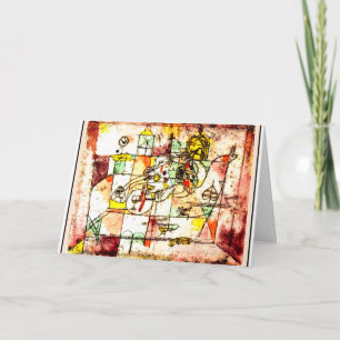 Klee - 203 Moribundus, abstracte kunst Kaart