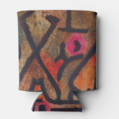 Klee Abstract Bos Expressionistische Moderne Kunst Blikjeskoeler (Achterkant)