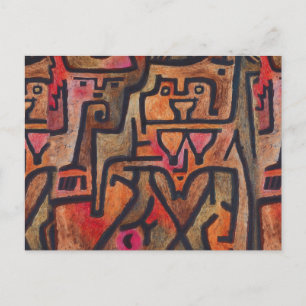 Klee Abstract Bos Expressionistische Moderne Kunst Briefkaart