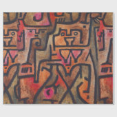 Klee Abstract Bos Expressionistische Moderne Kunst Cadeaupapier (Vlak)