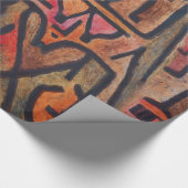 Klee Abstract Bos Expressionistische Moderne Kunst Cadeaupapier (Hoek)