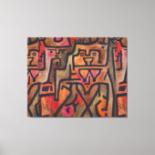 Klee Abstract Bos Expressionistische Moderne Kunst Canvas Afdruk (Voorkant)