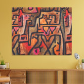 Klee Abstract Bos Expressionistische Moderne Kunst Canvas Afdruk (Insitu (Woonkamer))