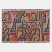 Klee Abstract Bos Expressionistische Moderne Kunst Deken (Voorkant)