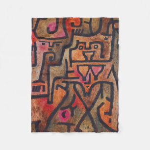 Klee Abstract Bos Expressionistische Moderne Kunst Fleece Deken
