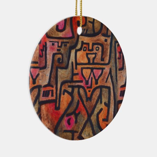 Klee Abstract Bos Expressionistische Moderne Kunst Keramisch Ornament (Rechts)