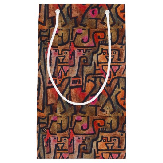 Klee Abstract Bos Expressionistische Moderne Kunst Klein Cadeauzakje (Voorkant)