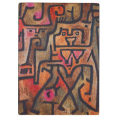 Klee Abstract Bos Expressionistische Moderne Kunst Klembord (Achterkant)