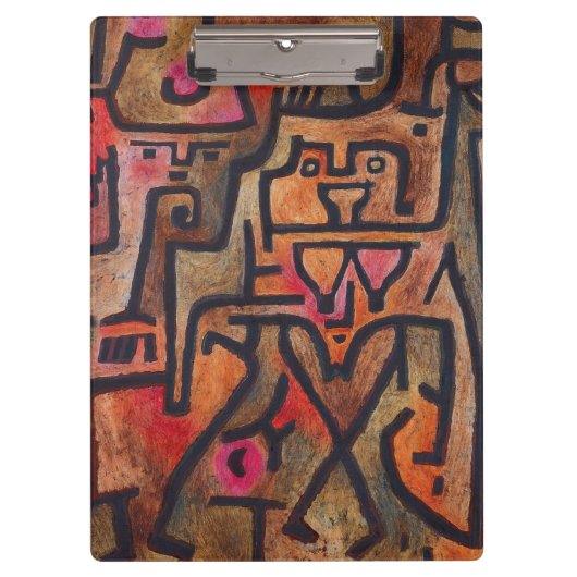 Klee Abstract Bos Expressionistische Moderne Kunst Klembord (Voorkant)