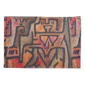Klee Abstract Bos Expressionistische Moderne Kunst Kussensloop (Achterkant)