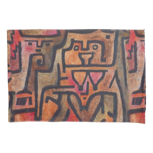 Klee Abstract Bos Expressionistische Moderne Kunst Kussensloop (Voorkant)