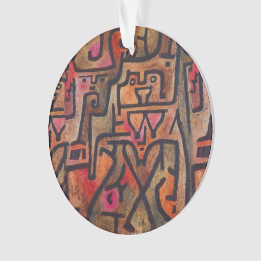 Klee Abstract Bos Expressionistische Moderne Kunst Ornament (voorkant)