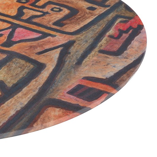 Klee Abstract Bos Expressionistische Moderne Kunst Snijplank (Hoek)