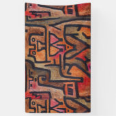 Klee Abstract Bos Expressionistische Moderne Kunst Spandoek (Verticaal)