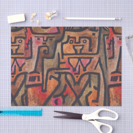 Klee Abstract Bos Expressionistische Moderne Kunst Tissuepapier (Craft)