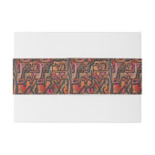 Klee Abstract Bos Expressionistische Moderne Kunst Uitnodigingen Wikkel (Achterkant Voorbeeld)