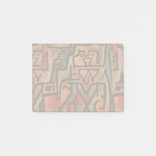 Klee Abstract Rood Abstract Expressionistische Nat Post-it® Notes
