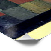 Klee - Abstracte kleurenharmonie met vierkantjes Perfect Poster (Hoek)