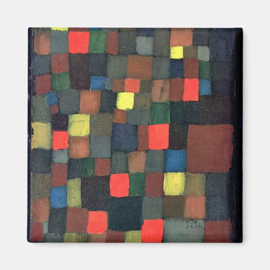 Klee - Abstracte kleurharmonie Magneet (Voorkant)