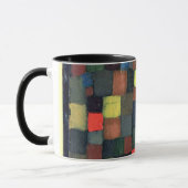 Klee - Abstracte Kleurharmonie met Vierkanten Mok (Links)