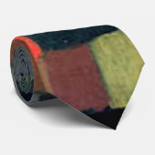 Klee - Abstracte Kleurharmonie met Vierkanten Stropdas (Opgerold)