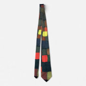 Klee - Abstracte Kleurharmonie met Vierkanten Stropdas (Achterkant)