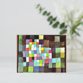 Klee - abstractie met referentie... briefkaart (Staand voorkant)