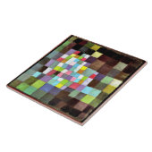 Klee - Abstractie met Referentie Tegeltje (Zijkant)