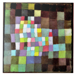 Klee  Abstractie met verwijzing...Boom Tegeltje