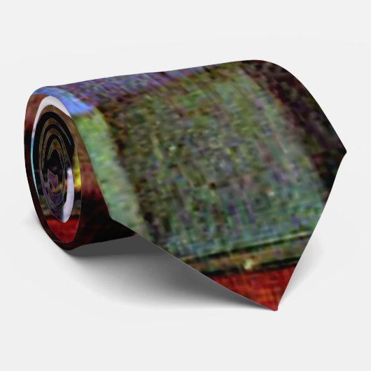 Klee - Abstractie met verwijzing naar bloeiende bo Stropdas (Opgerold)