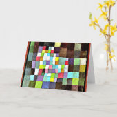 Klee-Abstractie met verwijzing naar bloeiende boom Kaart (Gele Bloem)