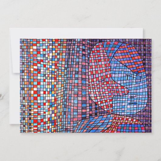 Klee - Abstruse, beroemd schilderij, Kaart (Voorkant)