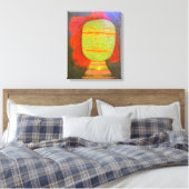 Klee - Actor's Masker Canvas Afdruk (Insitu (Slaapkamer))
