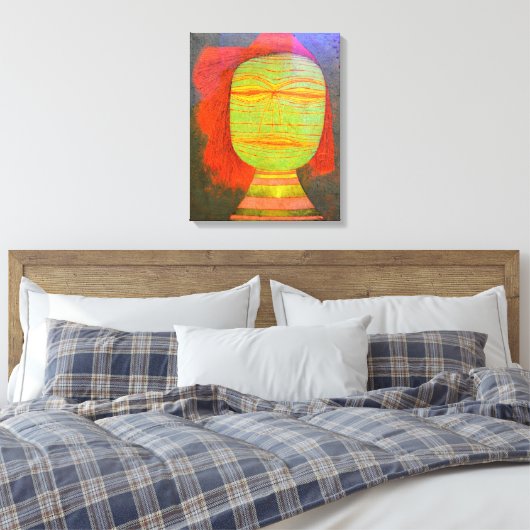 Klee - Actor's Masker Canvas Afdruk (Insitu (Slaapkamer))