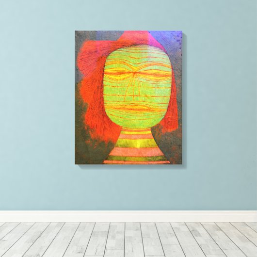 Klee - Actor's Masker Canvas Afdruk (Insitu (Houten vloer))